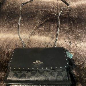 Black Coach crossbody